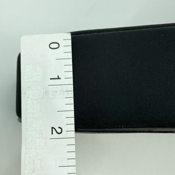 Good American Chain Platform Slides Size 9.5 Black Neoprene‎ Flatform Sandals - Picture 12 of 13